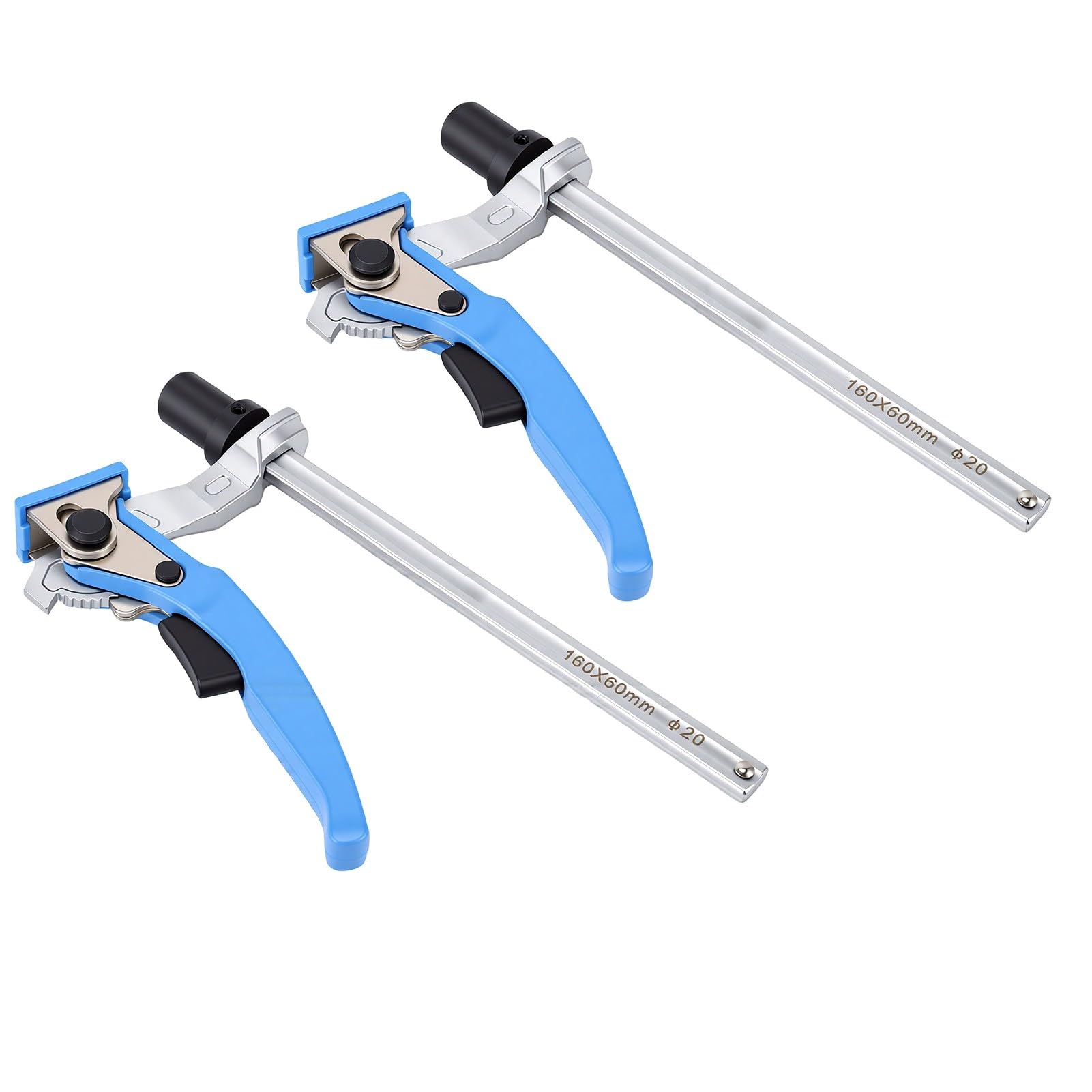 Fafeicy 2PCS 1-1/10 Pollici Morsetti per Cani da Banco Morsetto Fisso Rapido Regolabile per Intaglio del Legno Fresatura Levigatura Tavolo da Banco da Lavoro Tenere Premuto