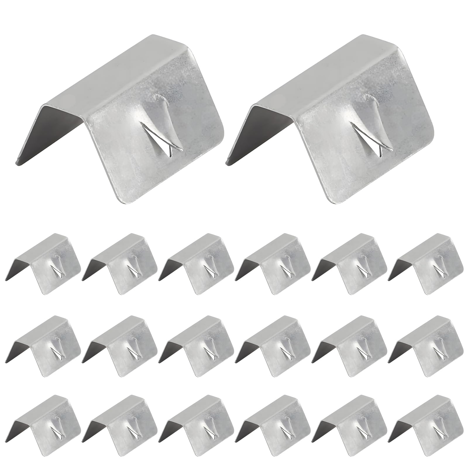 20 clip per deflettori d'aria per auto, clip per parabrezza, clip di montaggio in acciaio inox per finestre e parabrezza, clip di montaggio per deflettore di vento e pioggia, compatibili con HEKO G3