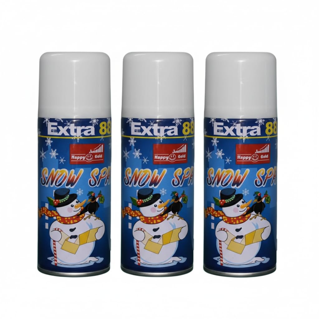 Snow Spary | for Birthday/Wedding/Anniversary Celebration Party Snow Spray (3 Pieces) White-image-38