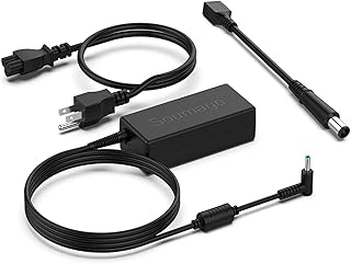 65W Charger for HP Elitebook 840 850 830 755 745 G6 836 G5 755 G4 G7 G8 Probook 650 640 470 455 450 440 430 Pavilion x360 x2 Stream 13 14 Envy Spectre Chromebook 11 Folio AC Adapter Power Supply Cord