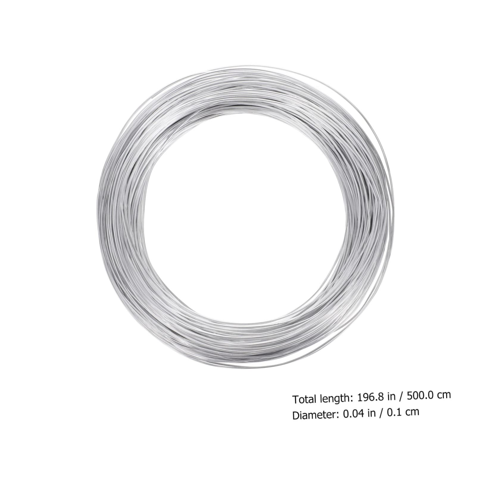 HOMSFOU 1 Roll Metal Aluminum Wire Crafting Wire Metal Thread for Sculpting Aluminum