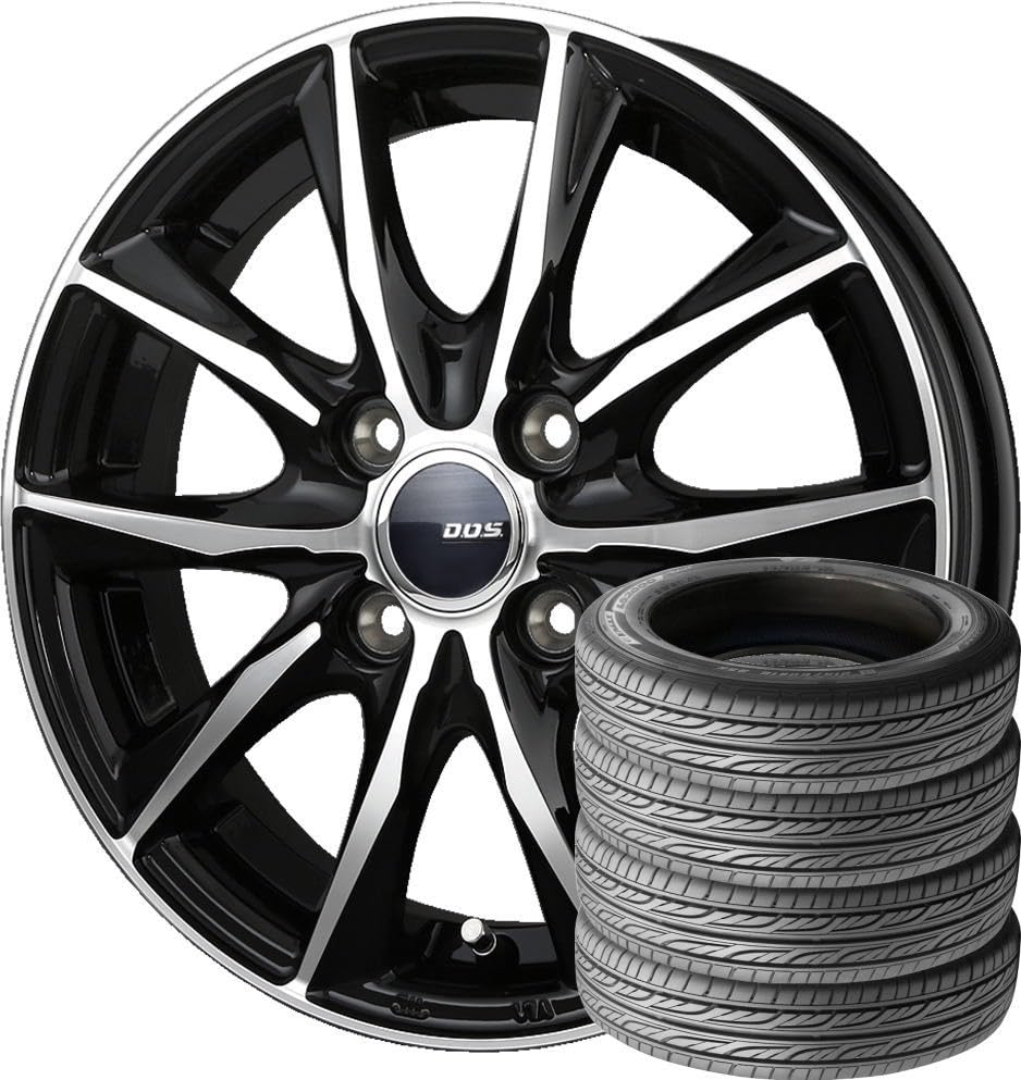 Amazon | 【軽自動車用】D,O,S GAVIALⅢ (15×4.5J 4-100 +45) ブラック