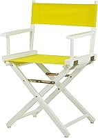 Vista 211 de Silla de Director de 18" Marco Blanco Lona Rosa