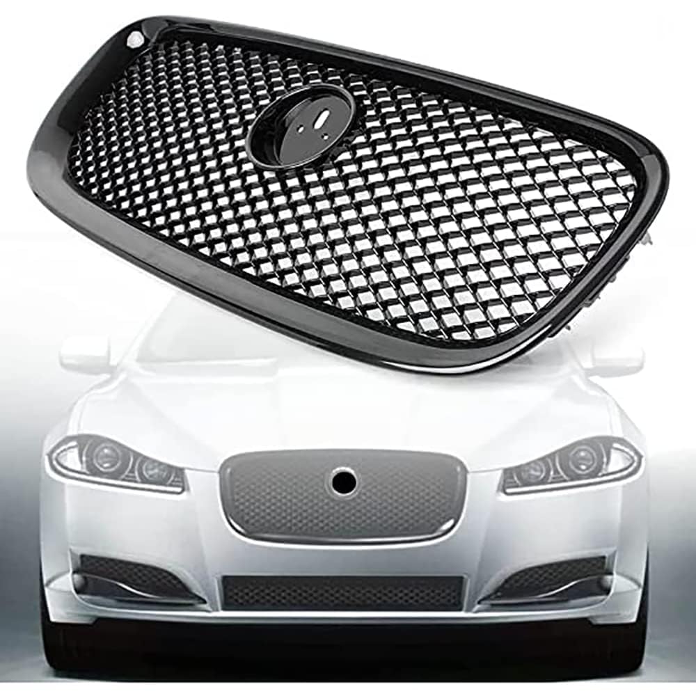 Pièces de radiateur de calandre de pare-chocs avant de voiture pour Jaguar XF XFR X250