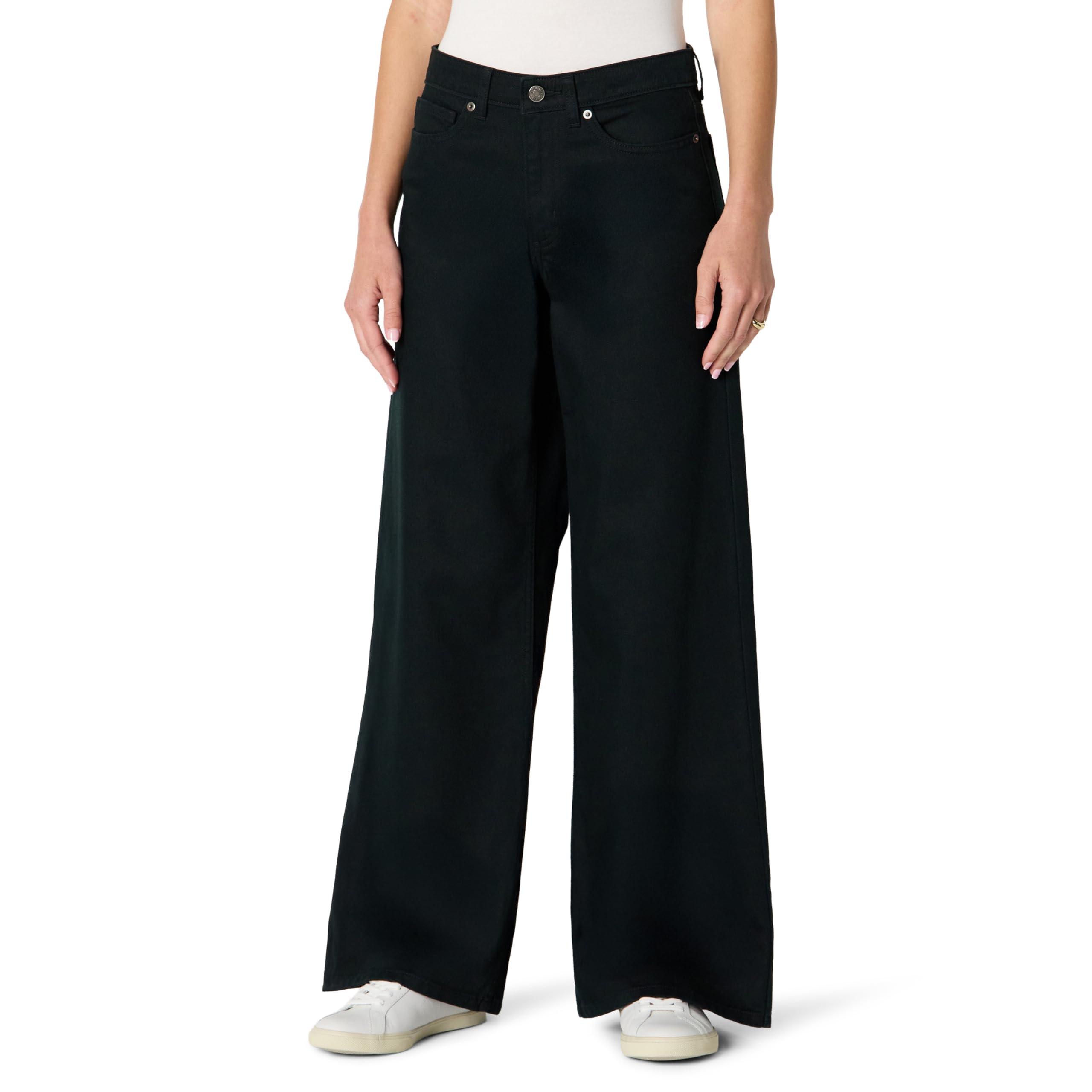 Women's Ultra Soft Mid-Rise Wide Leg Jeans