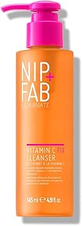Nip + Fab Vitamin C Fix Gel Cleanser for Face, Brightening Hydrating Facial Cleansing Face Wash for Skin Toning, 145 ml