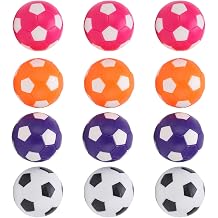 Multicolor Indoor Table Soccer Football Game Replacement Balls for Tabletop Football Games, Standard Size Soccer Ball, Durable Soccer Replacement, Vibrant Colors