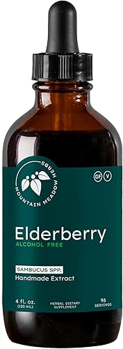 Mountain Meadow Herbs Extracto de saúco | Refuerzo inmunológico totalmente natural | Concentrado líquido de acción rápida | Promueve la salud del