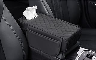 Car Armrest Box Pad for Volkswagen VW Touareg III II I (Type CR 7P 7L) R/W12/V8/V6 2002-2022 2023 2024, Car Armrest Cover, Centre Console Cover Accessories, Car Armrest Seat Box Cover Protection