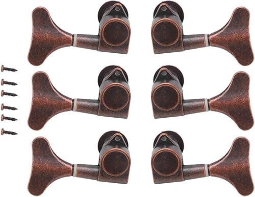 3L3R - Llaves de afinación de guitarra, clavijas de afinación de bajo tipo cerrado, afinadores de cuerda en forma de cola de pez, accesorios de bajo
