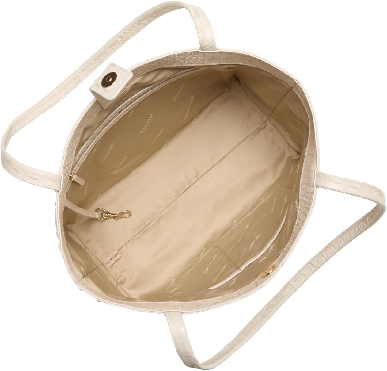 Ivory Alden Road Mona Tote by Brahmin