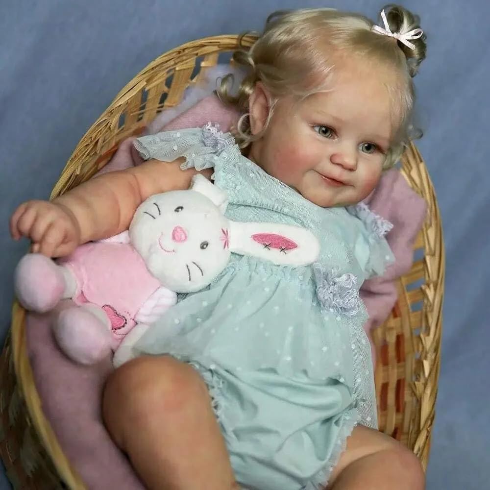 Zero pam Reborn Baby Dolls Girls 20 Inch Real-Looking Reborn Girl Babies Realistic Baby Doll With Sweet Face Soft Silicone Anatomically Correct Dolls For Girls Toys - Image 4