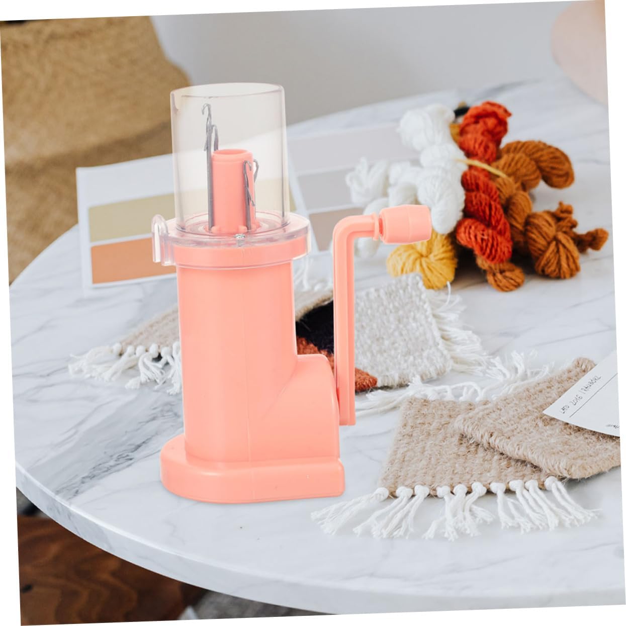 Manual Spool Knitter for DIY Bracelets, 2 Set Portable Tool