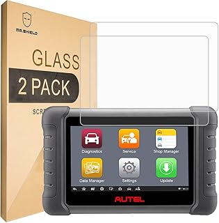 Mr.Shield [2-Pack] Screen Protector For Autel MaxiCOM MK808Z-BT / MK808BT PRO [Tempered Glass] [Japan Glass with 9H Hardness] Screen Protector with Lifetime Replacement