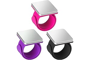 Hilltian 3 PCS Magnetic Wristband for Sewing: Convenient Pincushion for Braiding