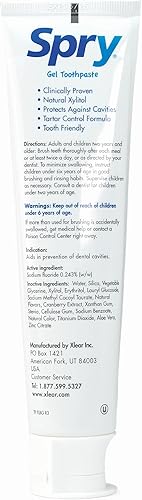 Miniatura 6 de Spry Pasta de dientes xilitol para niños, 5 onzas, pasta de dientes para niños con fluoruro, pasta de dientes blanqueadora de dientes para niños con
