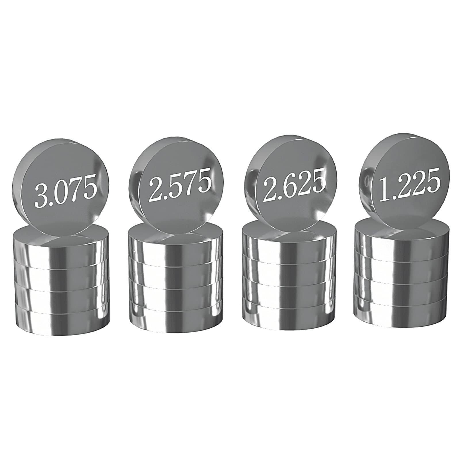 Road Passion 7.48mm Válvulas Cuña Kit 1.225mm-3.475mm Incremento 0.05mm para Suzuki GSX650F 2009 GSX-R600 1992-1993 1997-2009 GSX-R750 1993-2008 GSX-R1000 2001-2009 GSX-R1100 1993-1998