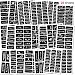 Konsait 352pcs Temporary Tattoos Stencils, 20 Sheets Girls and Boys Glitter Tattoo Kit Templates Face Painting Stencil Body Art Stencil Pack for Adults Man Women Kids Teenager Adultssigns
