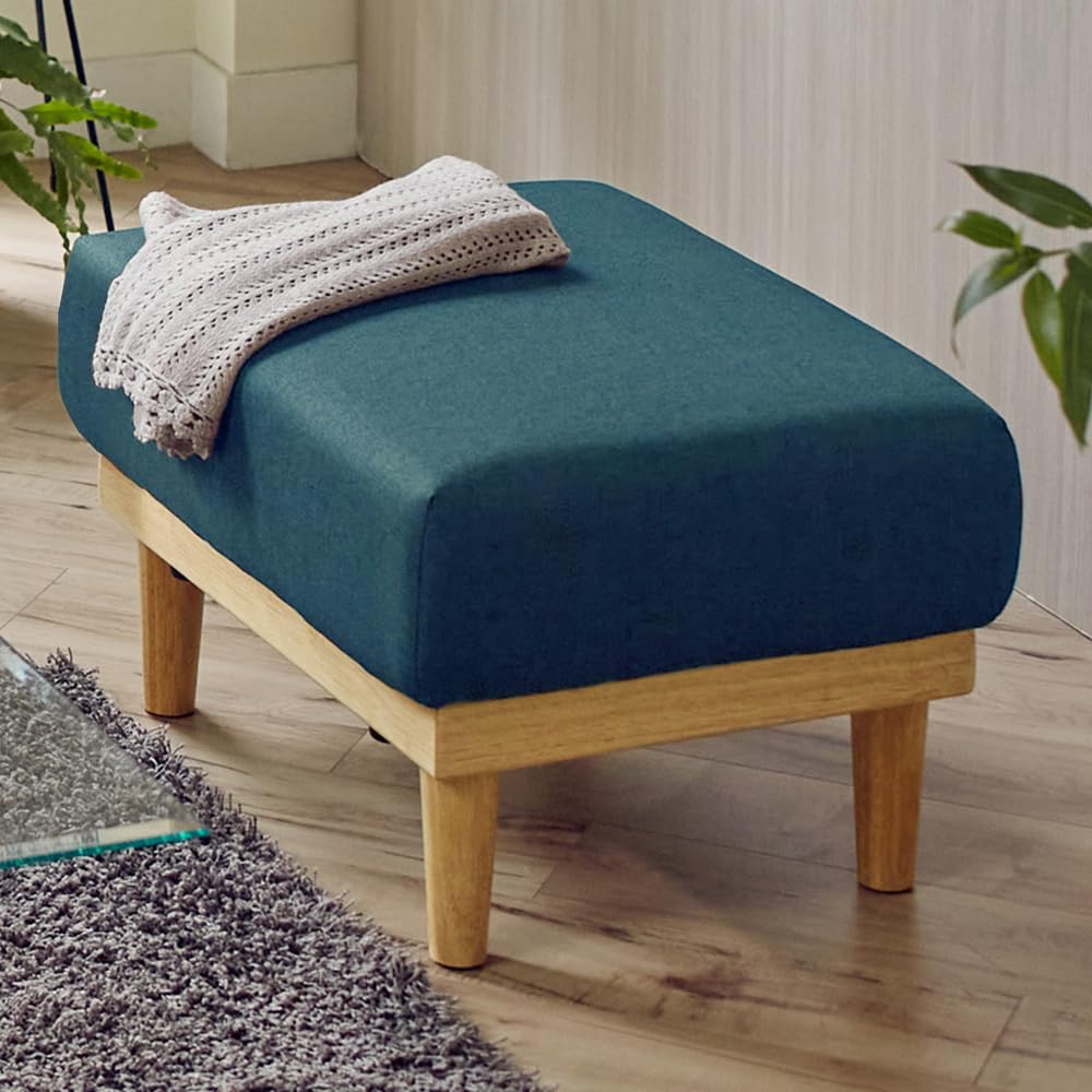 アイリスプラザ 北欧風ソファ 2人掛け 簡単組み立て インディゴ