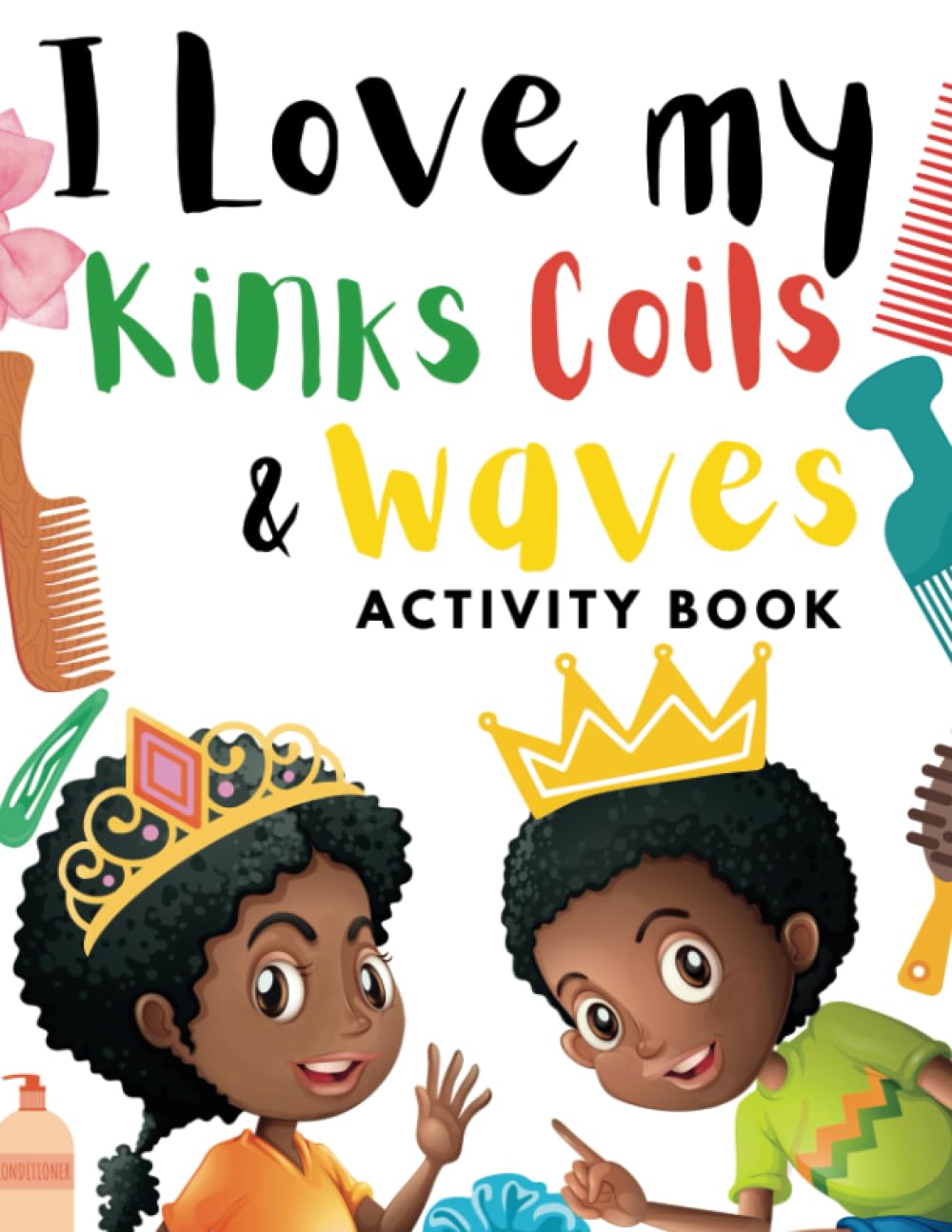 I Love My Kinks Coils & Waves Activity & Book