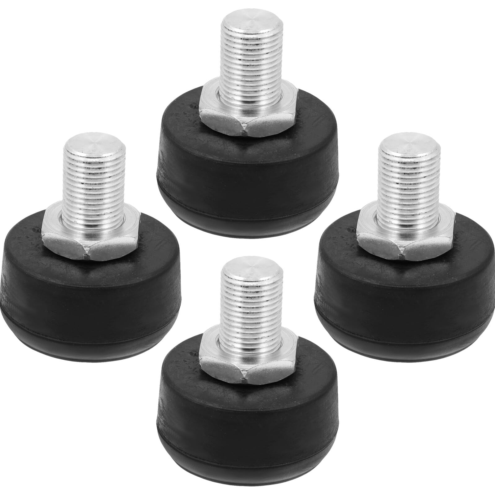 Lot de 4 Butées de Frein en Caoutchouc Noir pour Patins à roulettes Quad Résistantes à l'usure Silencieuses et Polyvalentes Accessoires de Remplacement pour Freinage Sûr sur