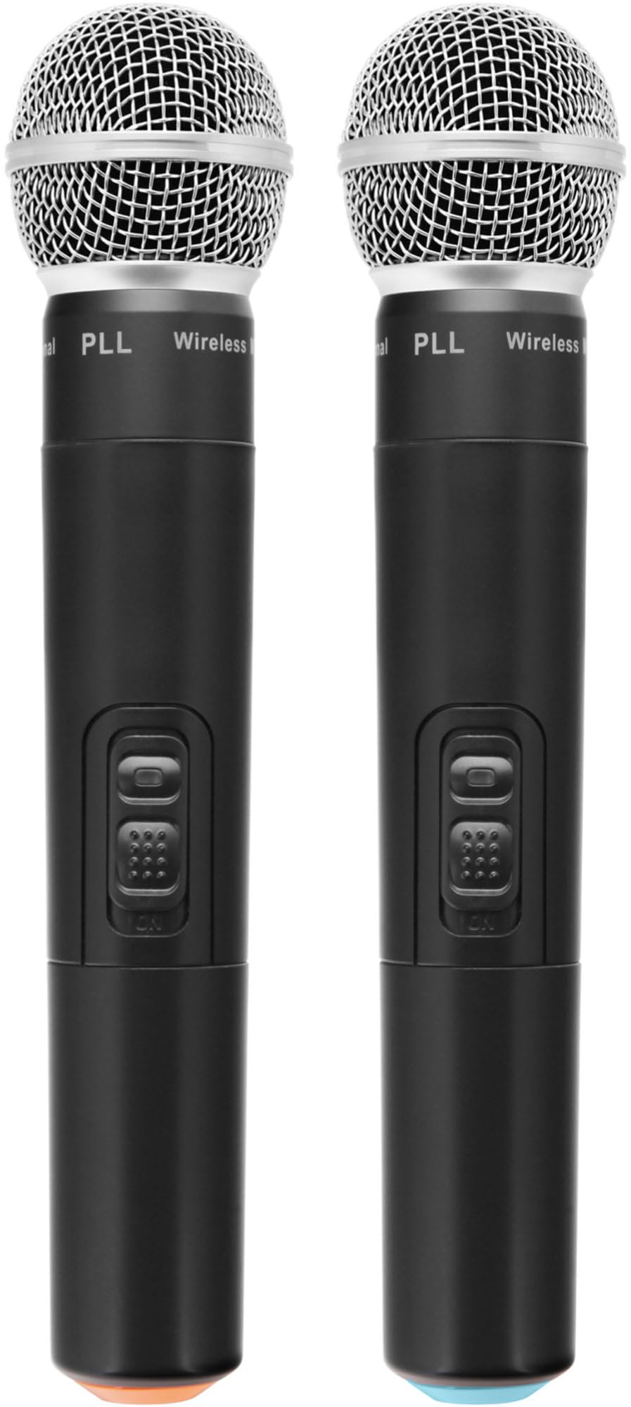 McGrey UHF-2V2I Quad Funk Mikrofon Set mit 50m Reichweite (Wireless Komplettset mit 2 x Handmikrofon, 2 x Lavaliermikrofon, 2 x Taschensender, Instrumentenfunk, 6,3mm Klinke Ausgang) schwarz