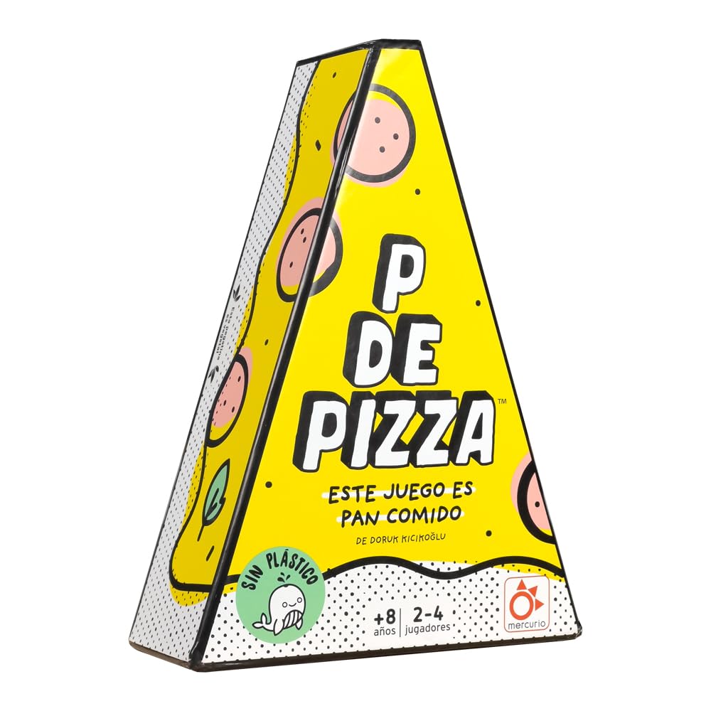 Merkur - P de Pizza, agile and fun word game, ideal for parties and gatherings, from 8 years, for 2 to 4 players, time approx. 15 minutes