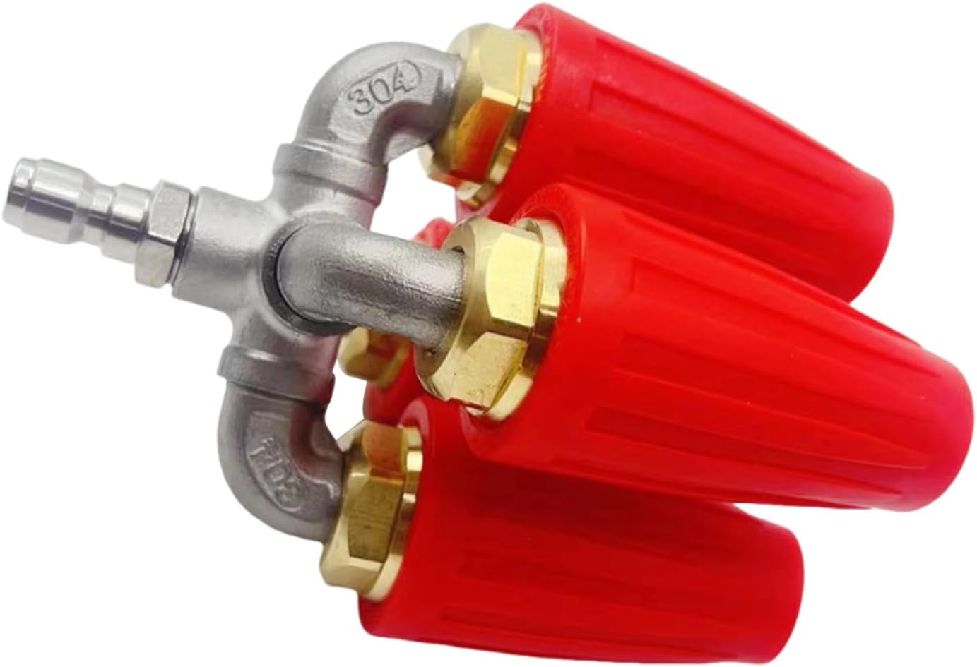 Power Washer Nozzle,Rotating Quick Connector Spray Nozzle | Efficient Pressure Washer Tips, Head Spray for Deck, Wall, Floor