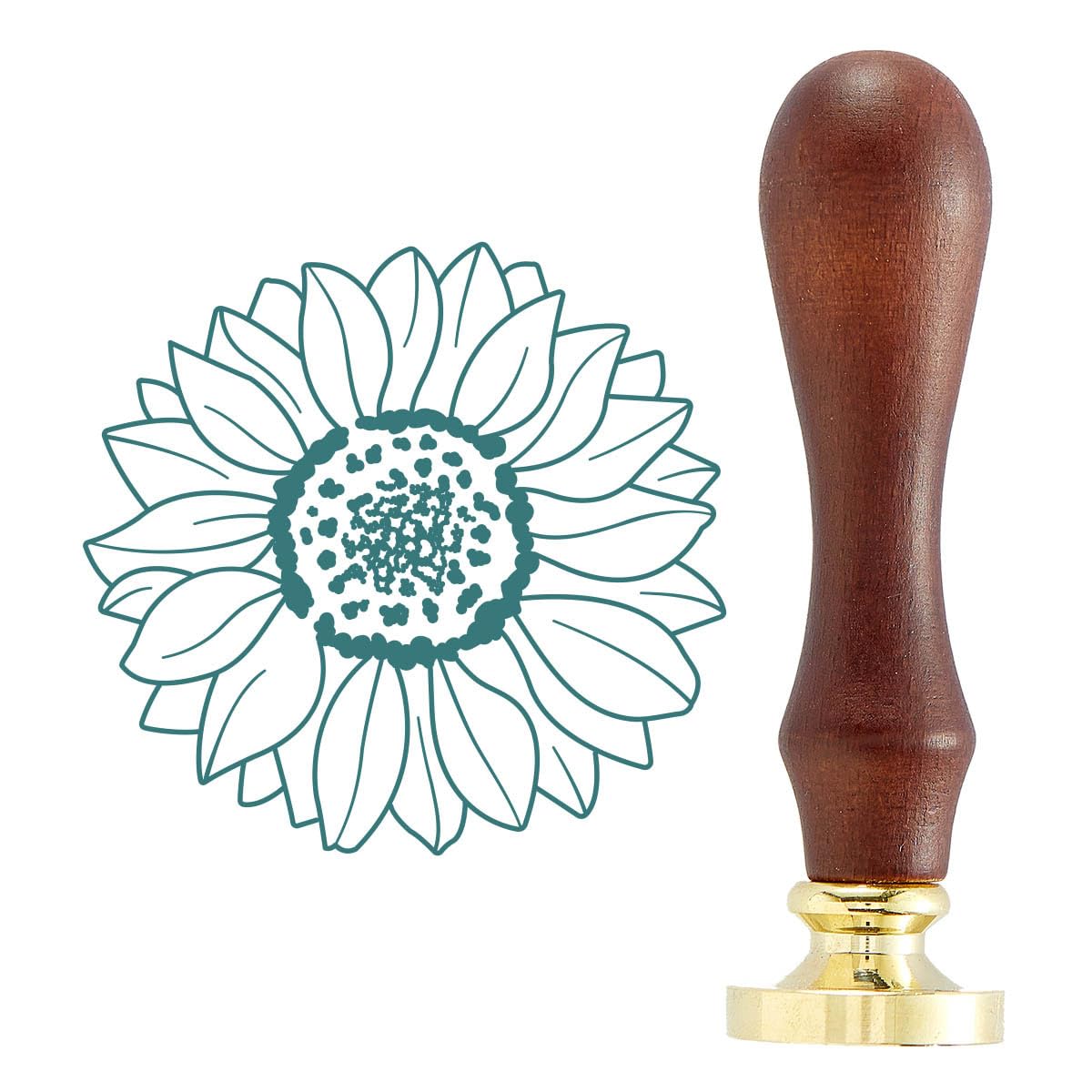 Spellbinders Wax Seal Stamp, Metal, ONE