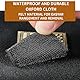Vyanveo 60x45cm Klettwand Patchwand Klett Schwarz Klettwandfläche Patches,Taktische Patch-Display-Tafel Mit 6 Stück Haken für Militär-Patch-Aufhängung