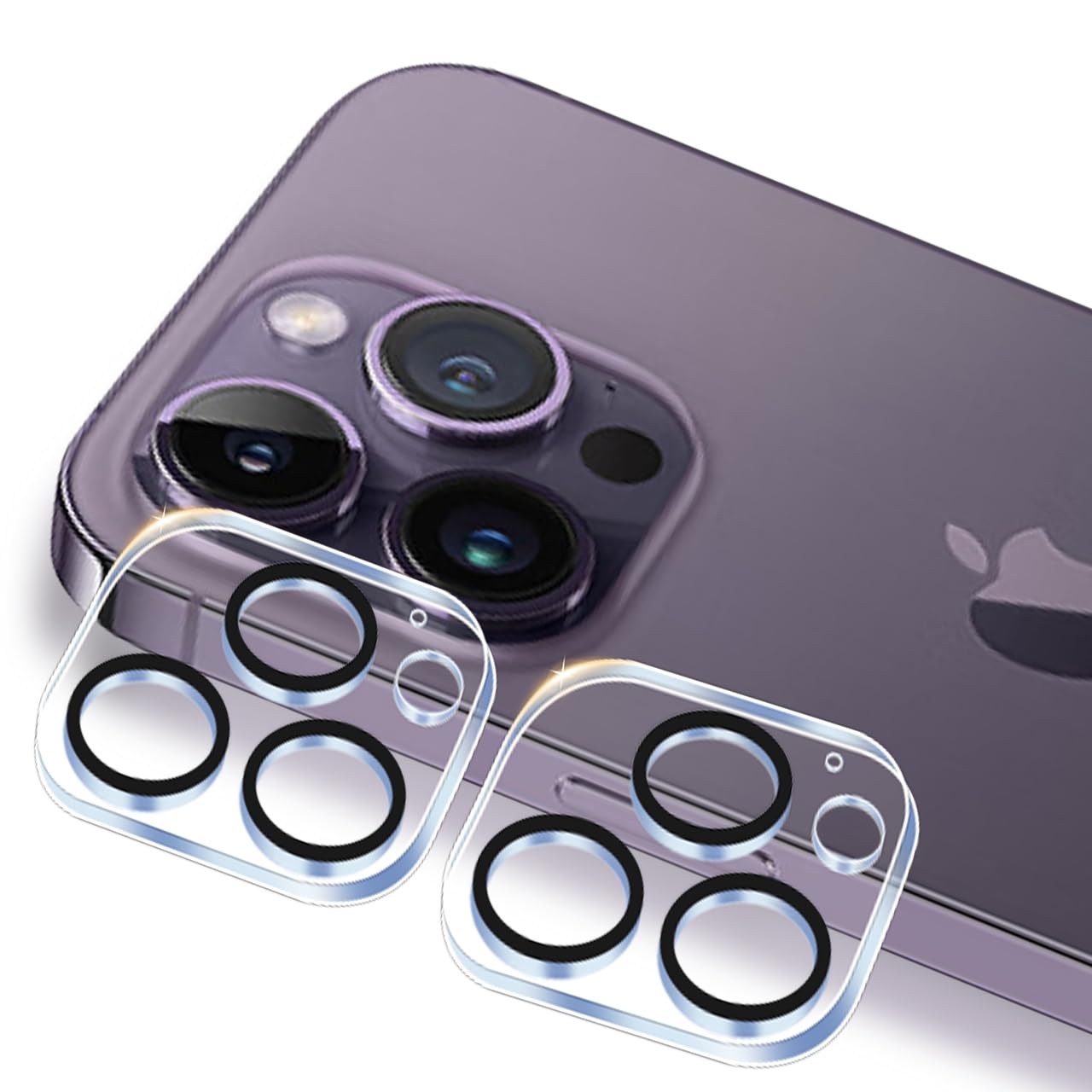 Amazon.co.jp: 対応 iPhone 14 Pro / 14 Pro Max カメラフィルム（2枚