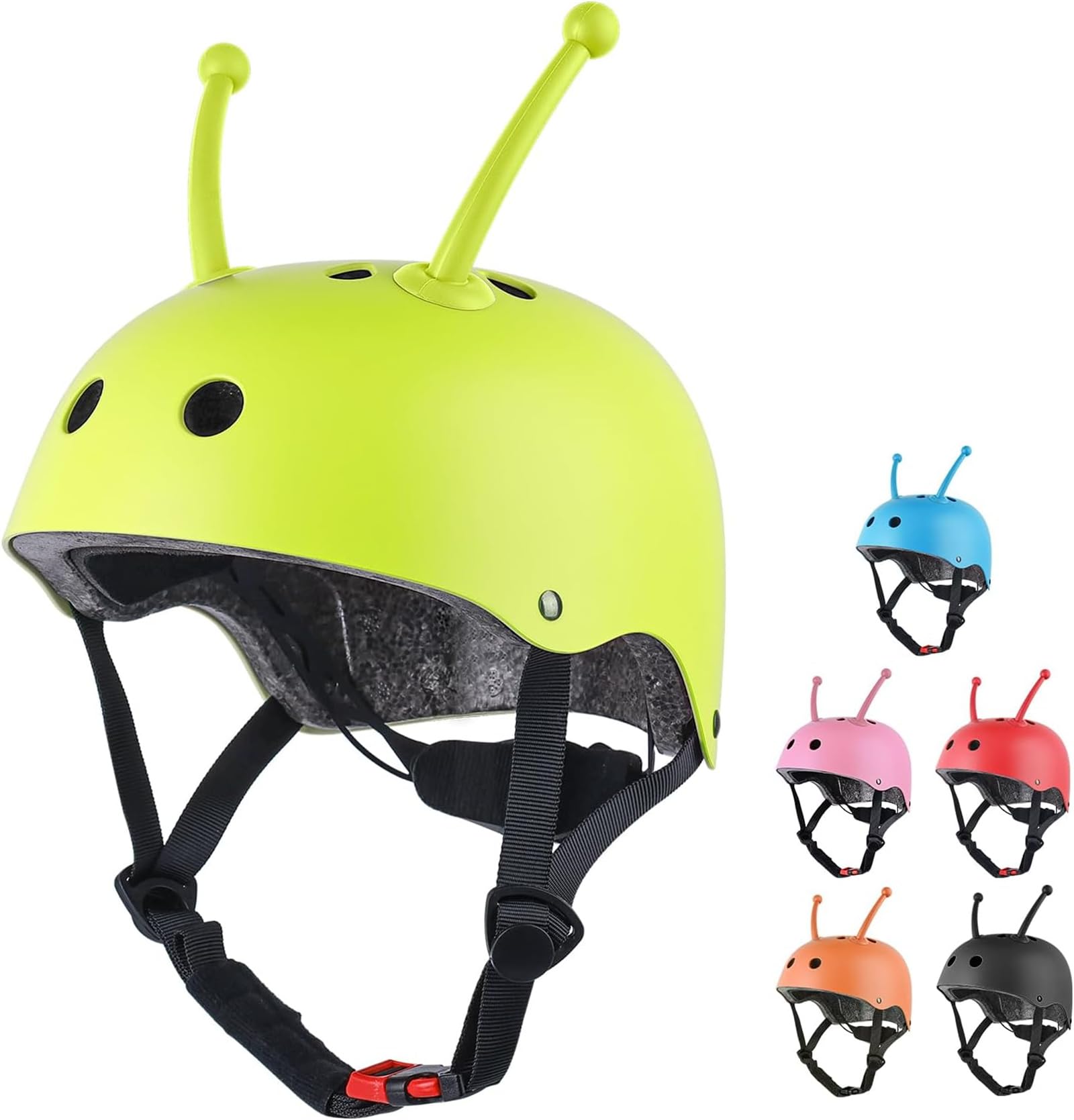 Casco Ajustable Para Niños DUZSKJ - Tallas S/M (51-58 Cm) - Para Bici, Patinete, Monopatín, Patines
