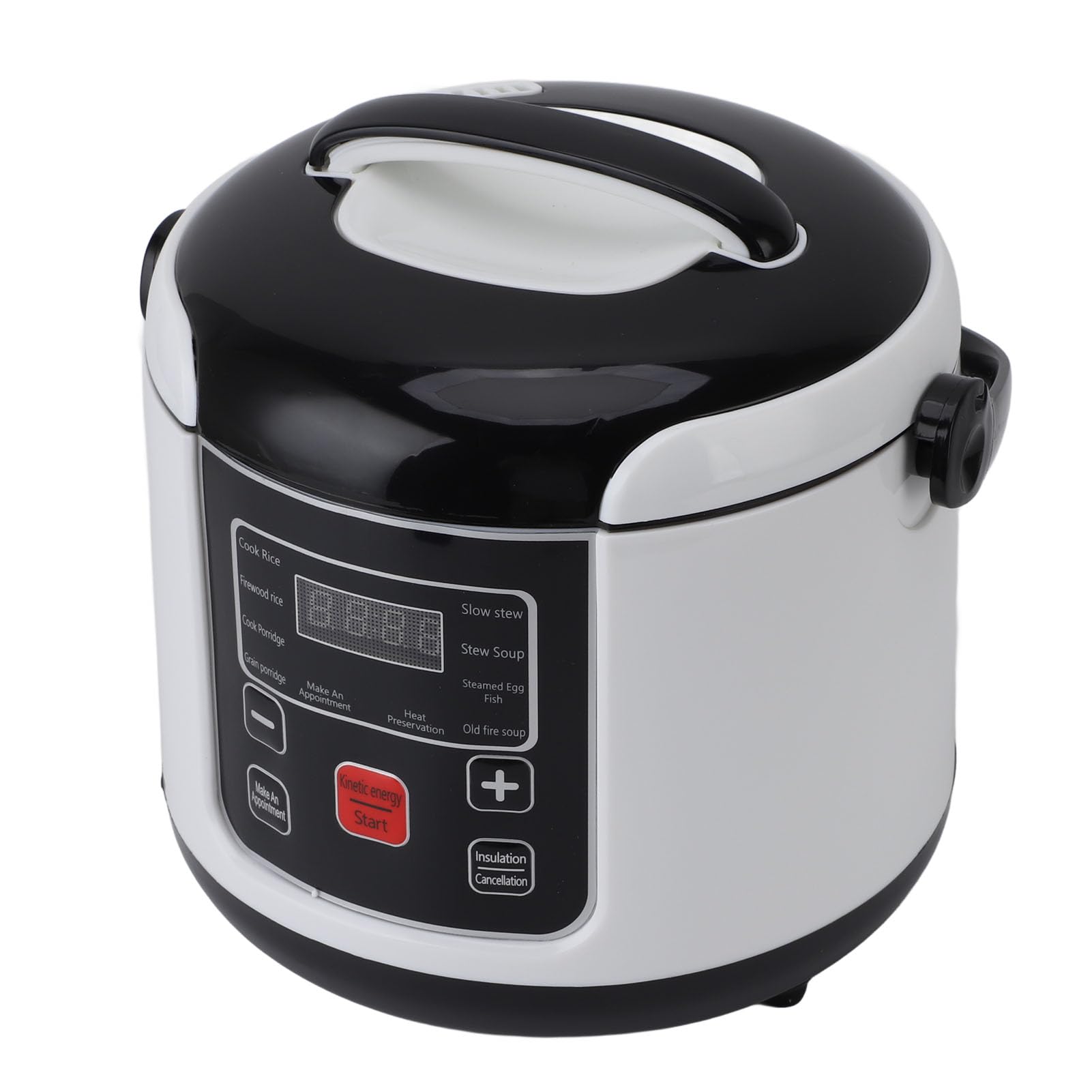Mini Cuociriso, Cuociriso Portatile Cuociriso Personale 24V 200W 2L Piccolo Cuociriso da Viaggio Rivestimento Antiaderente con Funzione Isolante per Cucinare Riso, Congee, Uova e