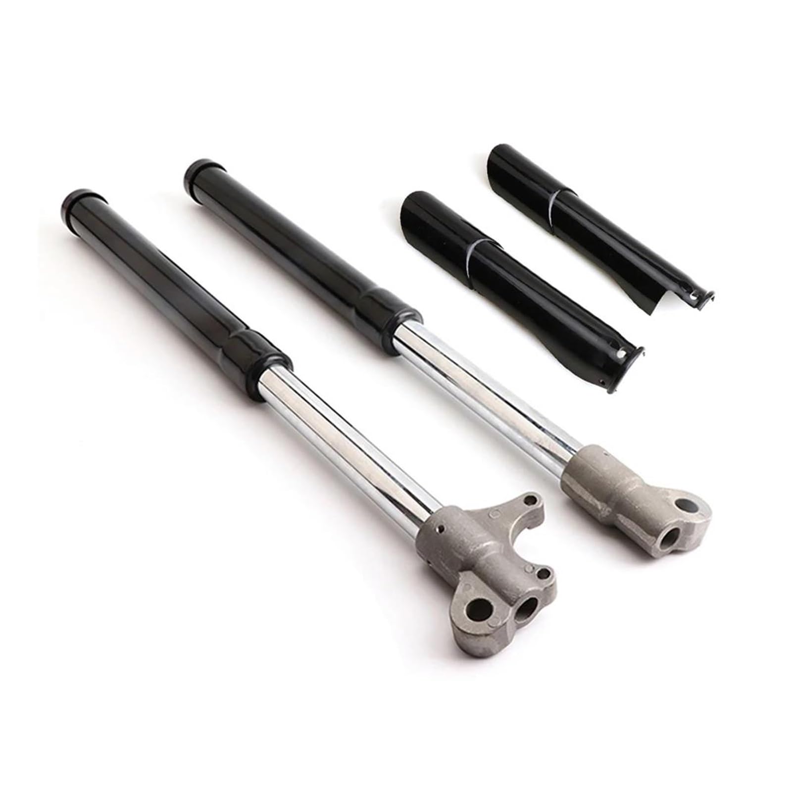 Motorrad-Vorderradgabel 550 Mm – Upside-Down-Stoßdämpfer Für 47ccm/49ccm 2-Takt Mini-Moto Pocket Bike Dirt Pit & Motocross Ersatzteil(SCHWARZ)