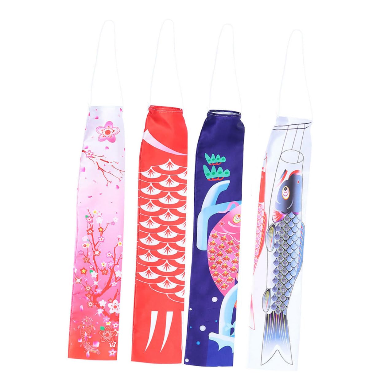 Koinobori manches à vent Yardwe : 12 poissons suspendus pour animer une devanture triste