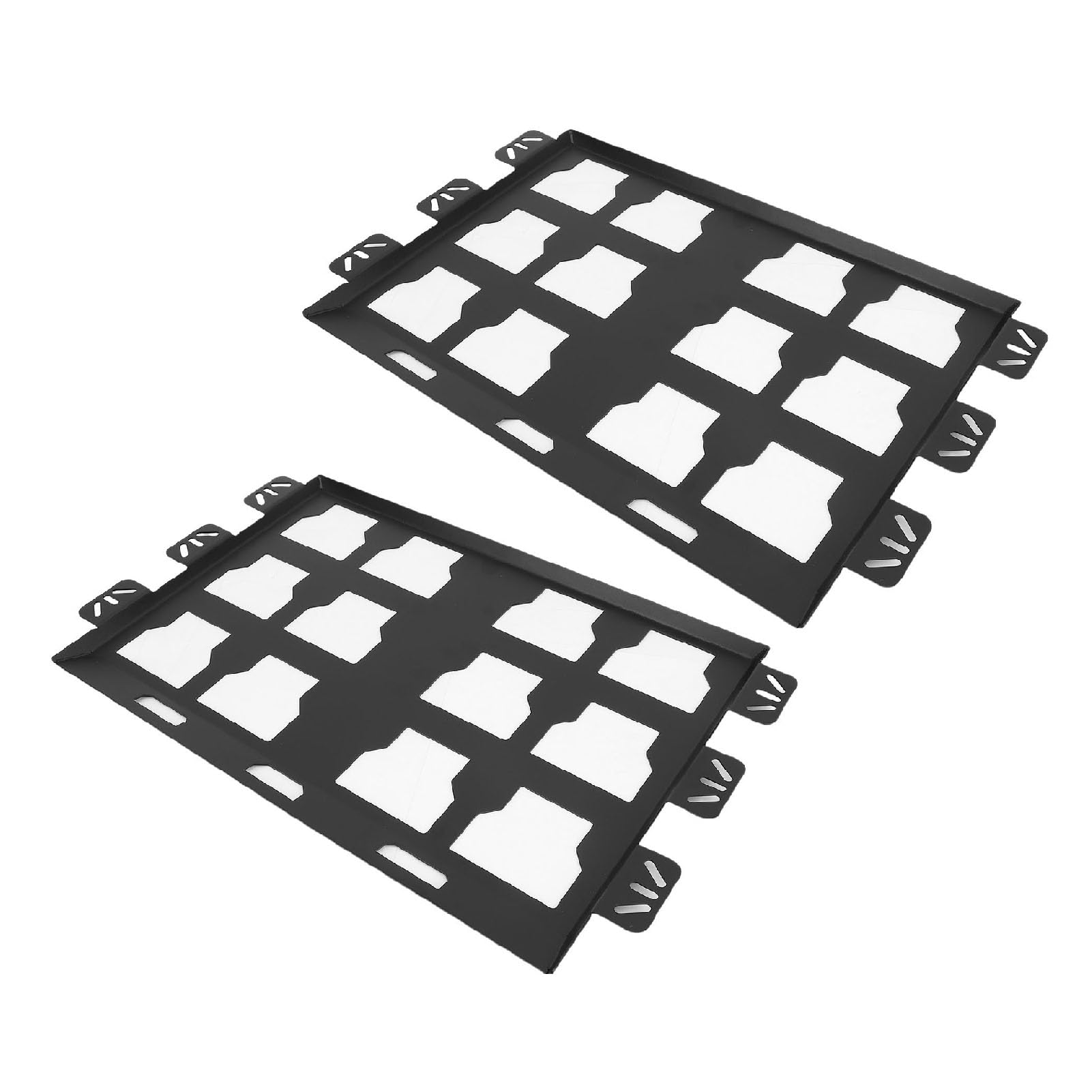 Placa de Montaje Genérica para Caja de Herramientas, Base de Metal con Bloqueo Seguro para Caja de Herramientas, Montaje en Pared o Plataforma de Camión, Adecuado para Varios Vehículos y
