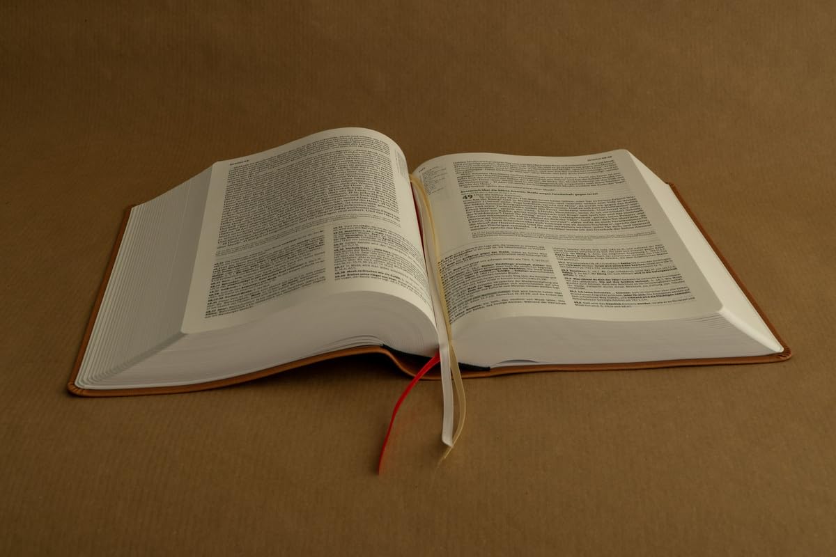 Elberfelder Bibel. Die große Studien- und Kommentarausgabe, Kunstleder Beige