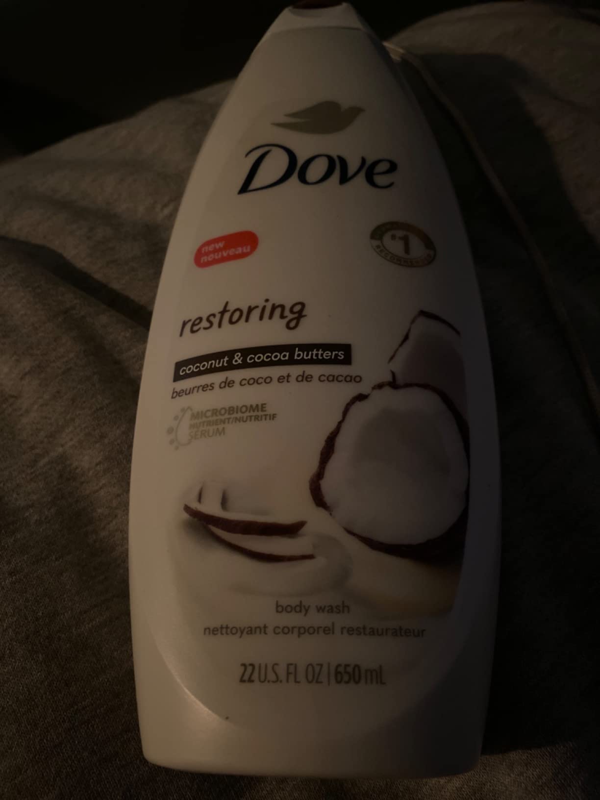 Unilever Dove Body Wash Restore Coconut & Cocoa Butter for 24hr Lotion-Soft Skin Moisturizing Skin Cleanser with No Sulfates No Parabens 20 oz