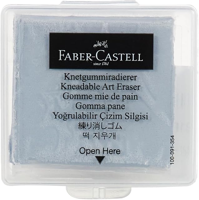 Faber-Castell 127220 Gumka do Ścierania, Szary, 3 cm