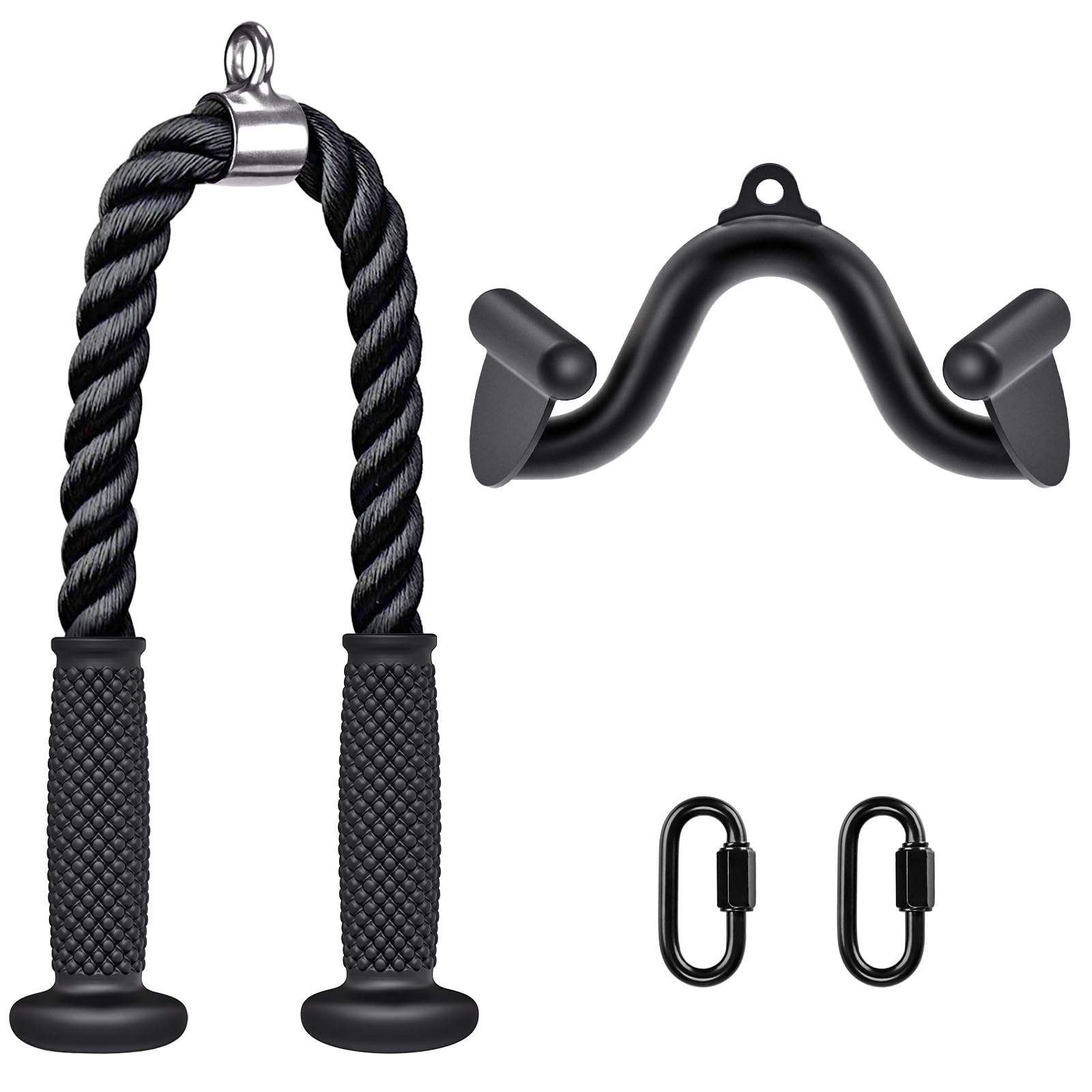 Kipika Tricep Pull Down Attachment, Cable Machine