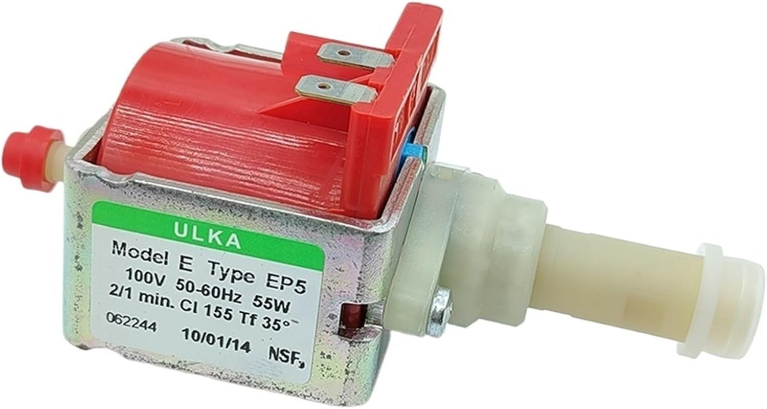 1PCS EP4/EP5 AC 100V 55W Electromagnetic Plunger Water Pump Coffee Machine Self-priming Solenoid Pump High Pressure Flow(Model E Type EP5)