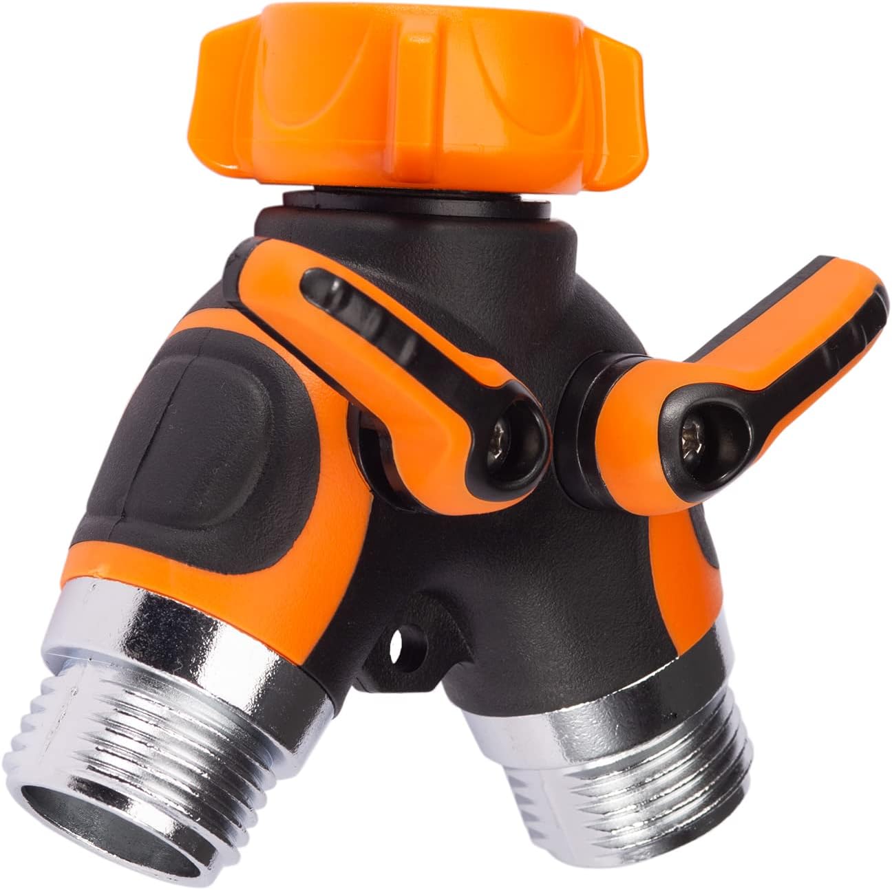 Giraffe Tools Garden Hose Splitter 2 Way Heavy Duty with Garden Hose 100ft x 5/8", Water Hose Heavy Duty