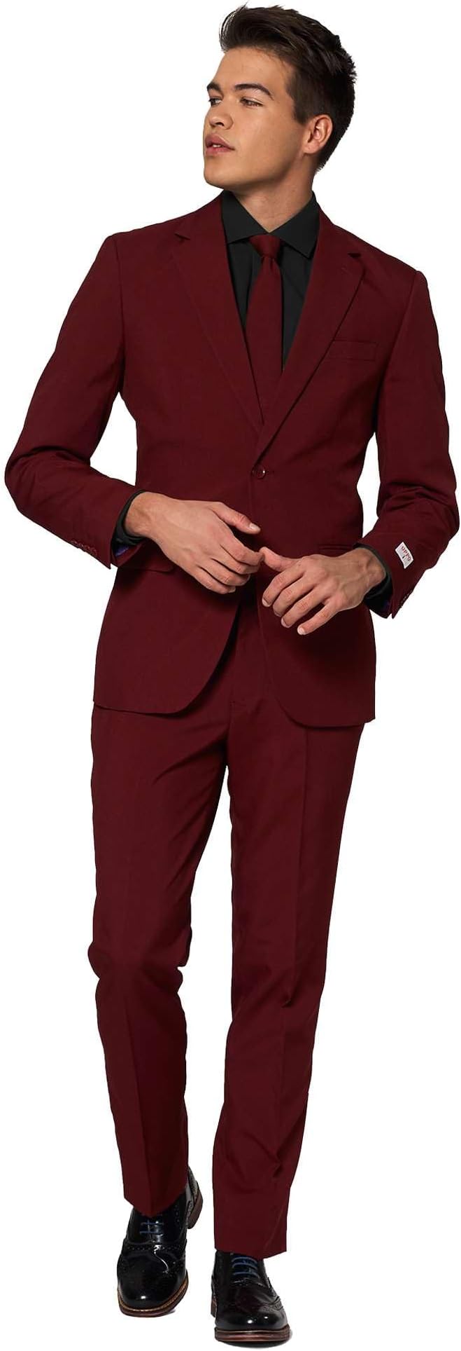 OppoSuits Solid Color Party Suits - Colorful Outfits for Prom - Weddings - Bachelor Parties - Comes With Blazer, Pants & Tie