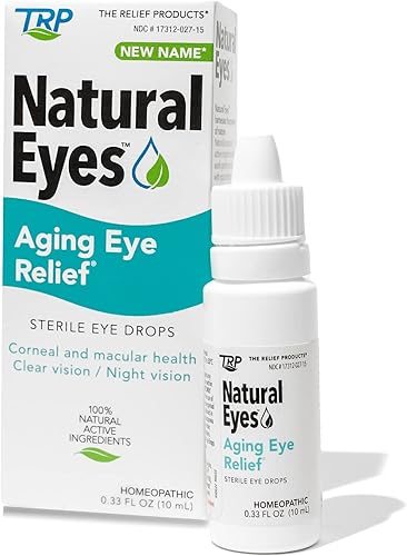 The Relief Products Aging Eye Relief Gotas estériles para los ojos, 0.33 onzas líquidas