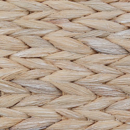 Image of Bone Dry Pet Storage Collection, Bone Shape Hyacinth Toy Basket, White Wash, Small - 17.75x11x7.5 inch