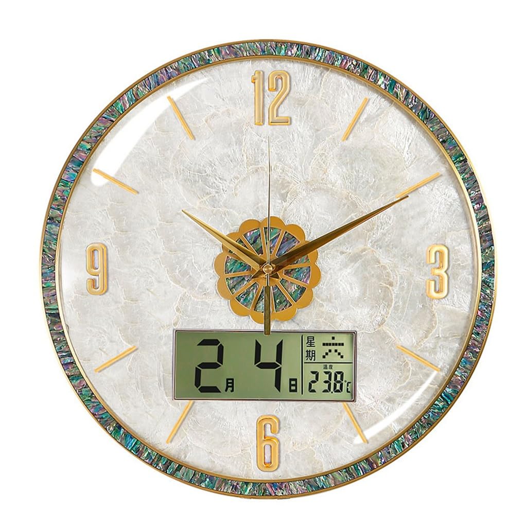 Horloge de maison ronde pour créer une ambiance cosy de salon