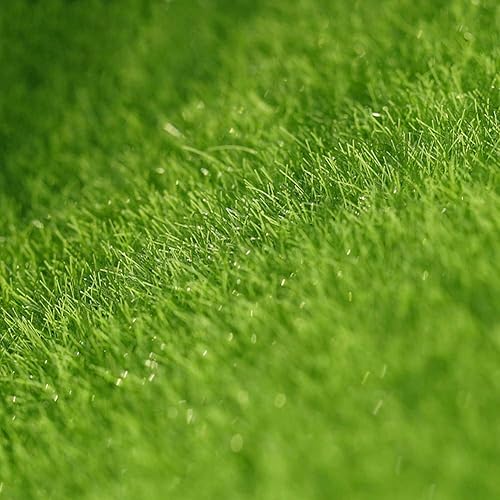 Miniatura 4 de Aatraay Alfombra de césped artificial entrelazada para jardín, bonsái, hogar, acuario, césped artificial, decoración de bricolaje (como se muestra)