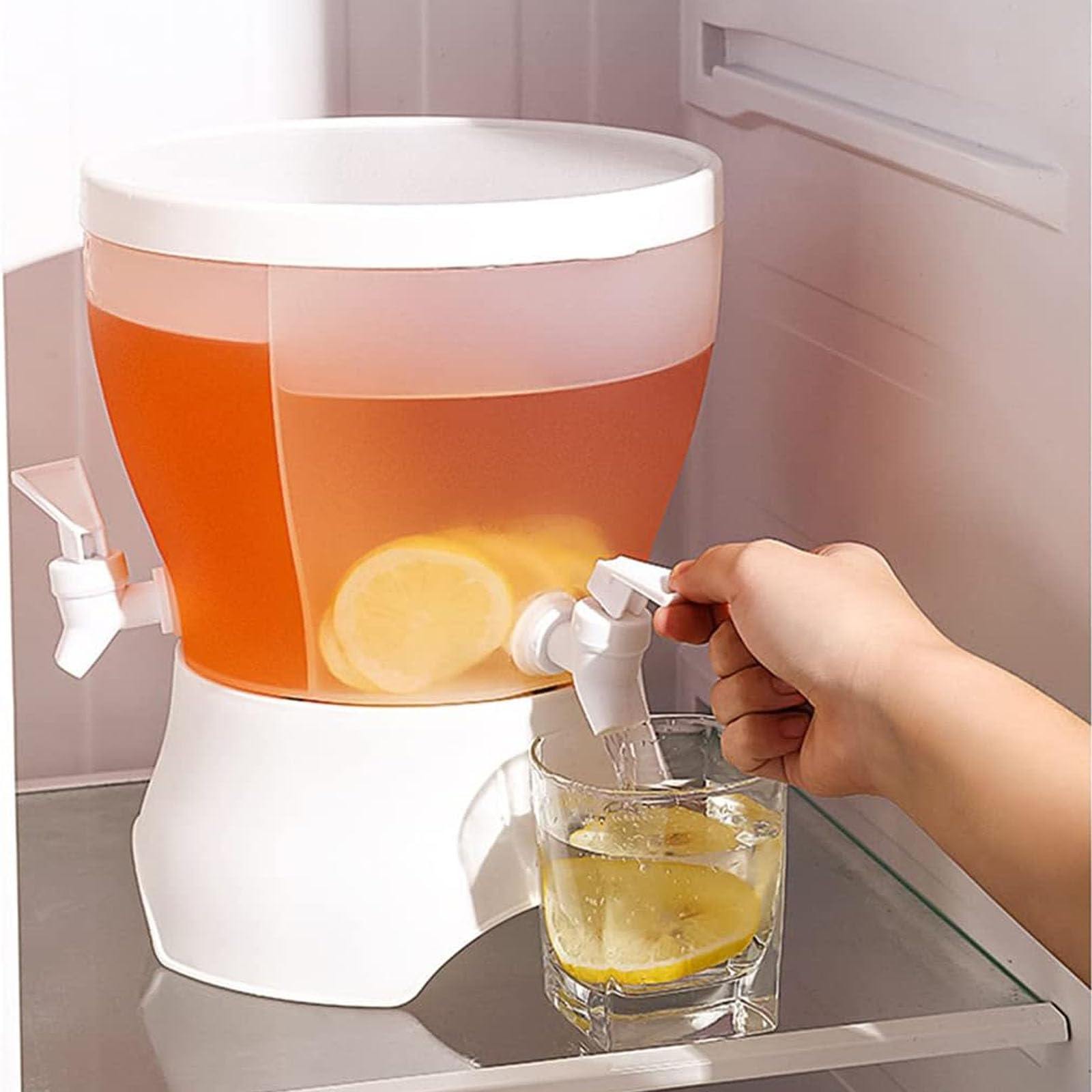 Drehbarer Getränkespender mit 3 Fächern, 5,3 l, für Partys – perfekt für Säfte, Cocktails und mehr