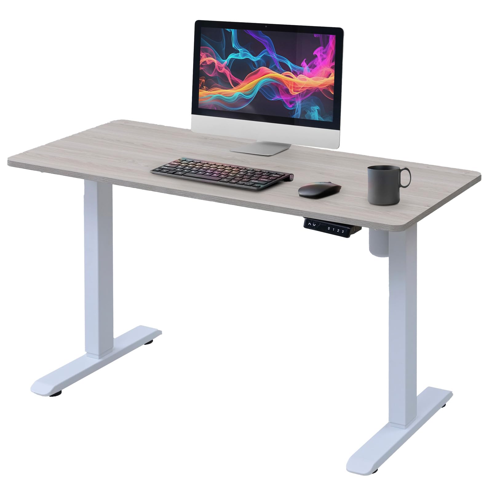 Amazon.co.jp: 山善(YAMAZEN) 昇降デスク 電動 昇降式デスク 一