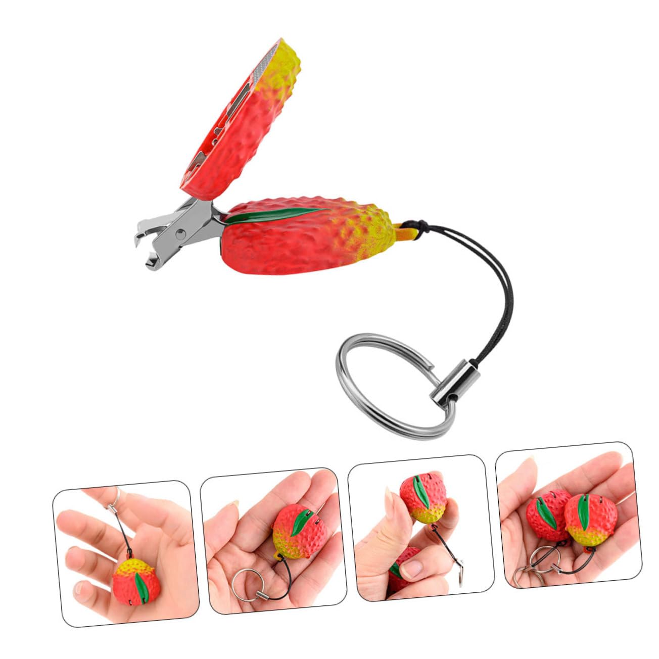 Healeved 5pezzi Tagliaunghie Professionale Acciaio Inossidabile Tronchesino Per Unghie e Piedi Design Ergonomico e Compatto Per Adulti Per Uso Quotidiano
